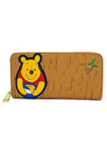 Loungefly Winnie the Pooh Faux Leather Zip Wallet Standard, Yellow