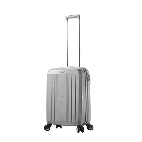 Mia Toro M1227-20In-Wht Italy Duraturo Hardside Spinner 20" Carry-On, White