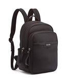 Calvin Klein Lane Nylon Key Item Backpack, Black/Silver