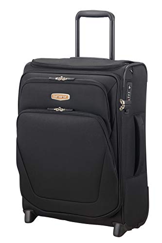 SAMSONITE Spark Sng Eco Upright 55 Expandable Toppocket Hand Luggage, cm, 57 liters, Black (Eco Black)