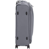 AmazonBasics Expandable Softside Spinner Luggage Suitcase With TSA Lock And Wheels - 29 Inch, Grey
