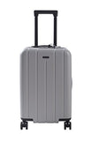 Carry On Luggage Lightweight Suitcase Spinner (Grey)