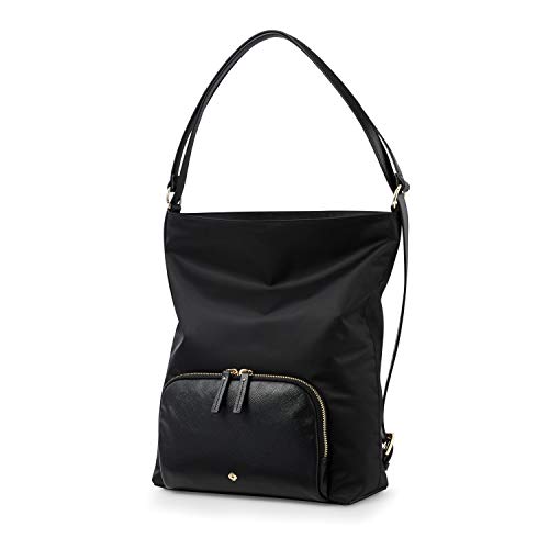 Samsonite Encompass Womens Convertible Hobo Backpack Black