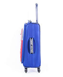 Tommy Hilfiger Winston Softside Expandable Spinner Luggage, Royal Blue, 20 Inch