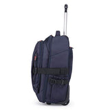 Funny & Special 19 Inches Large Storage Laptop Travel Rolling Backpack Waterproof Wheeled For Men