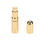 AMA(TM) 6ml Protable Travel Mini Classic Perfume Atomizer Refillable Spray Bottle With Pump (Gold)