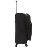 Heritage Travelware Wicker Park 24" 600d Polyester Expandable 4-Wheel Checked Luggage, Red