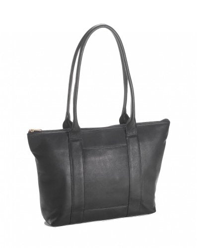 Clava Vachetta Leather Zip Tote (Vachetta Black)