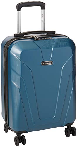 Samsonite Frontier Spinner Unisex Small Blue Polycarbonate Luggage Bag Q12045001
