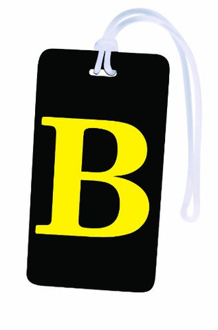 Initial Luggage Tag Letter B Personalized Id Tag