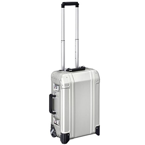 Zero Halliburton Geo Aluminum 2.0 Carry-On 2-Wheel Travel Case Silver