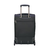 Delsey Luggage Sky Max Expandable 2 Wheeled Carry On, Black