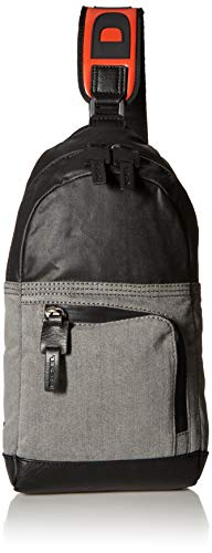 Diesel Men's MASTERDENIM D-Master Mono-Backpack, Grey Denim/Black, One Size