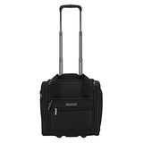 Travelers Polo & Racquet Club Rafael 15 Inch Softside Underseater With Usb Port, Black