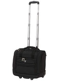 Travelers Club Business Class 16-Inch Under the Seat Carry-On Luggage, Executive Black