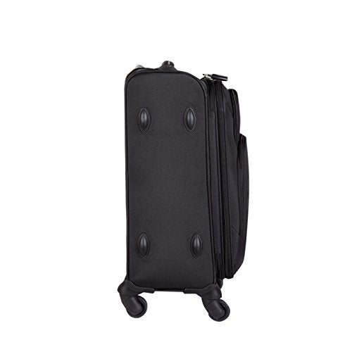 Bugatti Durable 3 Piece Set Luggage, Black