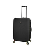 Mia Toro Italy Lumina Hardside 24'' Spinner Luggage, Black