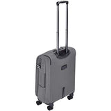 AmazonBasics Expandable Softside Carry-On Spinner Luggage Suitcase With TSA Lock And Wheels - 21 Inch, Grey