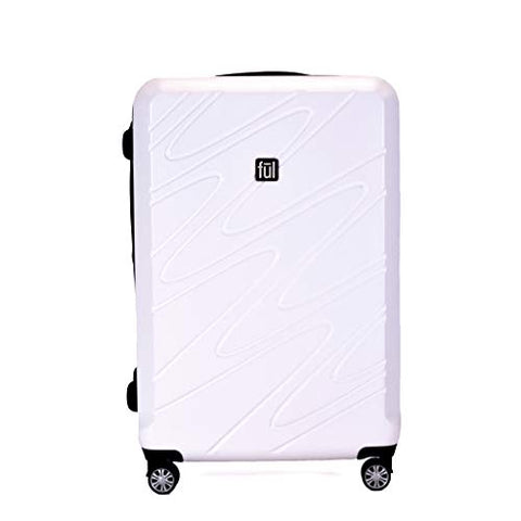 FUL Luggage Scribble, White