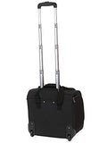 Travelers Club Business Class 16-Inch Under the Seat Carry-On Luggage, Executive Black
