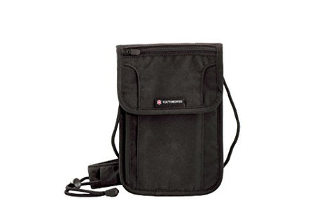 Victorinox Deluxe Concealed Security Pouch with RFID Protection, Black, One Size
