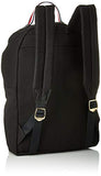 Tommy Hilfiger Backpack for Women TH Flag Canvas,  Black, One Size