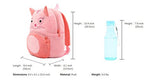 Cute Toddler Backpack Toddler Bag Plush Animal Cartoon Mini Travel Bag for Baby Girl Boy 1-6 Years (Cat)