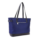 McKlein, N Series, ARIA, Nano Tech-Light Nylon with Leather Trim, Nylon Ladies' Tote, Navy (17567)