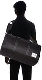 Herschel Novel Duffel Bag, Black/Black Synthetic Leather, Classic 42.5L