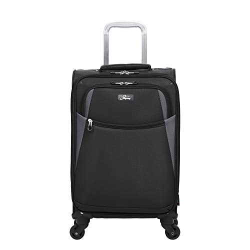 Skyway Encinita's 20" Carry On Luggage, Black