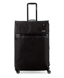 Calvin Klein Parker Softside Expandable Spinner Luggage with TSA Lock, Black, 29 Inch