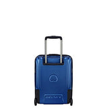 DELSEY Paris Cruise Lite Hardside 2.0 Luggage Under-Seater with 2 Wheels, Blue, Carry-on 19 Inch