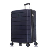 DUKAP Definity Lightweight Hardside 3 piece set 20''/24''/28'' Navy Blue