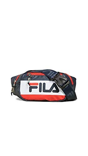 Fila Women's Hunts Belt Bag, Peacoat/Chinese Red/White, One Size