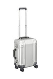 Zero Halliburton Geo Aluminum 3.0-Carry-On 4-Wheel Spinner, Silver