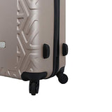 Mia Toro Italy Molded Art Maze Hard Side 28 Inch Spinner, Violet