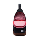 Herschel Heritage Shoulder Bag Backpack, Black, One Size 8.0L