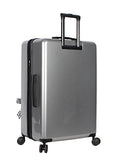 BCBGeneration Luggage Hardside 3 Piece Suitcase Set with Spinner Wheels (One Size, Urban Bohemia Silver)