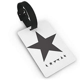 Hizhogqul David Bowie - Blackstar Luggage Tags, Bag Tag Travel ID Labels Tag For Baggage