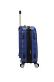 Rockland Melbourne 3 Pc Abs Luggage Set, Blue
