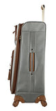 Steve Madden Luggage 3 Piece Softside Spinner Suitcase Set Collection (One Size, Harlo Gray)