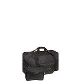 A Saks 30" Duffel In Pouch Black