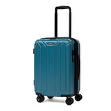 NONSTOP Luggage Expandable Spinner Wheels hard side shell Travel Suitcase Set 3 Piece Lightweight with TSA Lock and Double USB Port, NEW YORK Collection (Teal, 3-Piece Set (20/24/28) W/Power Bank)
