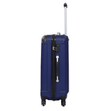 Dark Blue 3 Pcs Luggage Travel Set Bag ABS+PC Trolley Suitcase