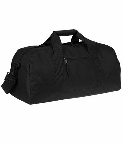 Ultraclub® Large Square Duffel Bag - Black