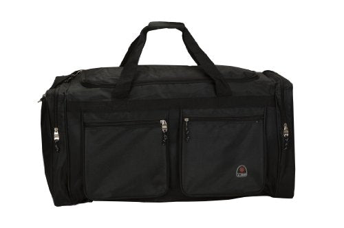 Rockland Luggage All Access 32 Inch Large Lightweight Cargo Duffel Bag, Black, One Size