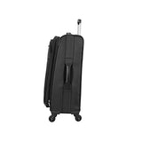 Skyway Luggage Mirage Superlight 24-Inch 4 Wheel Expandable Upright, Black, One Size