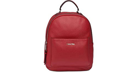 Calvin Klein Sage Small Backpack RedSilver Metallic