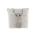 Aimee Kestenberg Leather Tote Bag- Greenpoint Ivory Croco New A289316