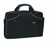 Solo Vector Collection Laptop Slim Brief Case Holds Notebook Computer Up To 16 Inches, Black With